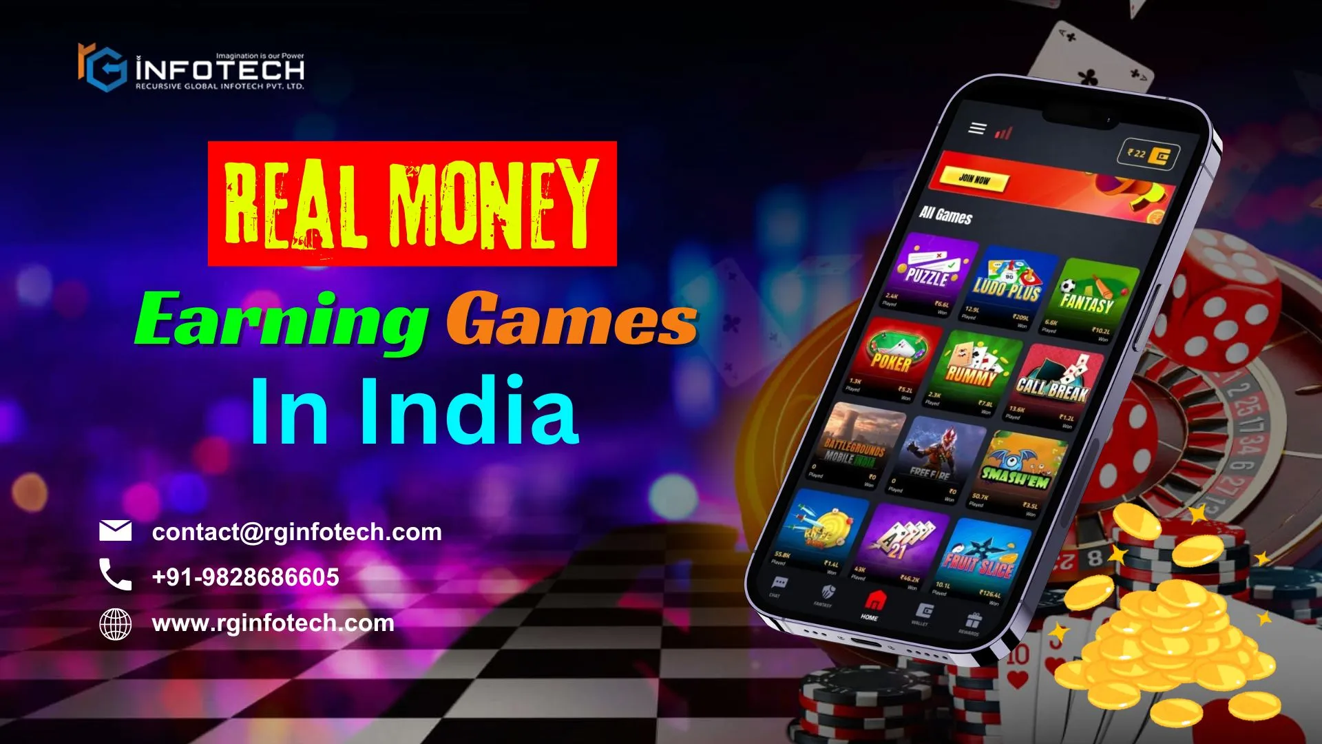 Real Money Earning Games in India